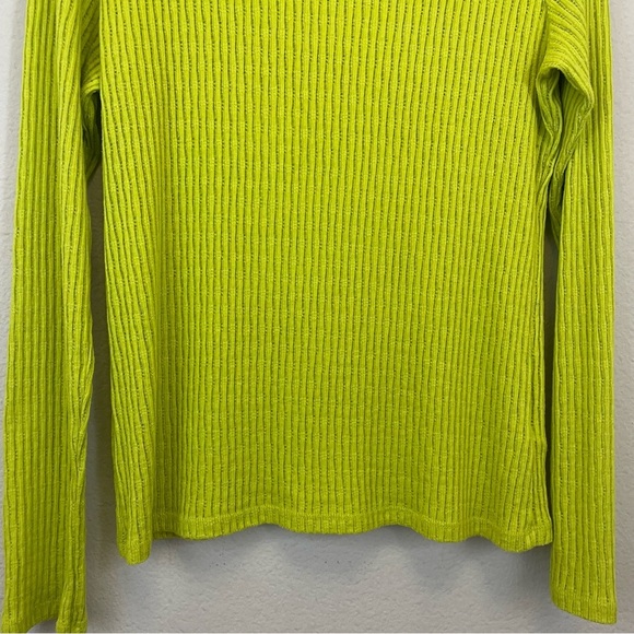 Anthropologie Pilcro Sheer Layering Long Sleeve Top Size Large - Picture 6 of 10